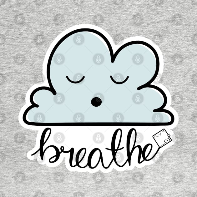 Breathe Kawaii Cloud Design by Disocodesigns